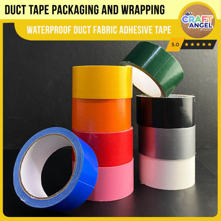 Duct Tape Packaging and Wrapping 2" x 10 Meters Waterproof Duct Fabric Strong Adhesive Tape