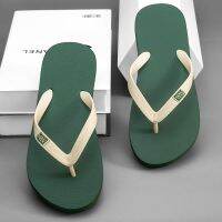 Flip-flops male 2023 triangle drag antiskid odor-proof beach soft bottom shoes Vietnam tide fashion lovers sandals