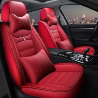 ✌ YOTONWAN Leather Car Seat Cover for Hyundai All Models solaris tucson 2016 sonata ix25 i30 car accessories Car-Styling