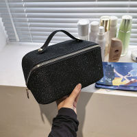 Washable Makeup Pouch Travel-friendly Beauty Case Large-capacity Cosmetic Case Travel Toiletries Organizer Portable Makeup Bag