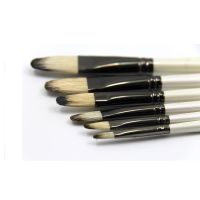 6 piece Brush Set pig bristle Art Painting Brush Oil Painting Brush Artist 39;s Paintbrushes Watercolor Brushes Acrylic Paint Brush