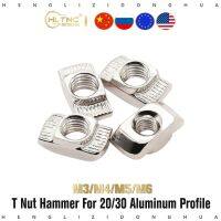 20-50pcs M3/M4/M5*10*6 for 20 Series Slot 6 T Nut Hammer T-nut Sliding Drop In Nut Fasten Connector 2020 Aluminum Extrusion Nails Screws Fasteners