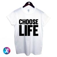 Choose Life Printed T Shirt Men Trainspotting 90Whs Wham 80Retro S Retro T Shirt And