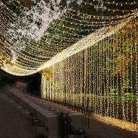 [Ricky Lighting] Thrisdar 4X0.6M 3X3M 6X3M แขวนผ้าม่านหน้าต่างคริสต์มาส LED String Fairy Light Garland สำหรับห้องนอนกลางแจ้ง Wall Party