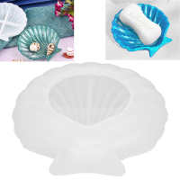 Shell Jewelry Tray Mold Seashell Silicone Storage Plate Mold for DIY Crafts Home Decoration Glue For Rhinestones Silicone Mold Adhesives Tape