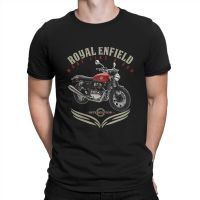 Royal Enfields Interceptor Designs By Fashion Therapy T Shirt Men T-Shirts Crewneck One Of British Retro Motorcycles Tee Shirt