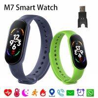 （Dark blue watch） M7Band IP67SportWatch ผู้ชายผู้หญิงเลือด PressureRate Monitor FitnessForIOS