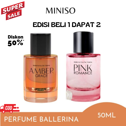 Miniso Parfum Wanita Perfume Ballerina Eau De Toilette Pink Romance