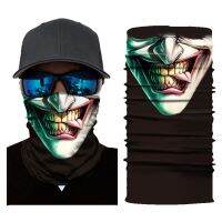 3D Seamless Tube Bandana Skull Sports Scarf Buffs Neck Balaclava Outdoor Sunscreen Cycling Motorcycle Face Shield Men Women Mask