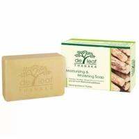 De Leaf Thanaka Moisturizing &amp; Whitening Soap สบู่ทานาคา สำหรับผิวหน้าและผิวกาย 100g