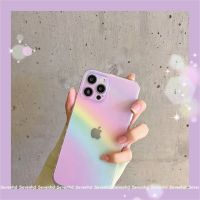 Ready Stock พร้อมส่งเคสศัพท์มือถือซิลิโคนสีรุ้งสําหรับ 13 12 11 Pro Max Se 2020 X Xr Xs Max 8 7 6s 6 Plus