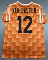 เสื้อฟุตบอล ย้อนยุค ทีมชาติ ฮอลแลนด์ 1988 เหย้า Retro Holland Netherlands Home พร้อมเบอร์ชื่อ 12 VAN BASTEN เรโทร คลาสสิค