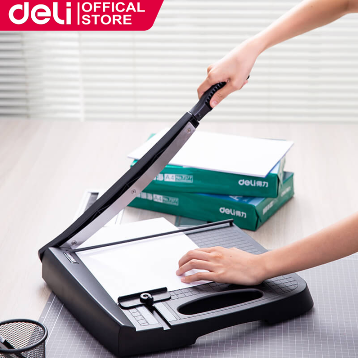 Deli Paper Cutter Board with Ruler Office Photo Paper Trimmer Paper ...