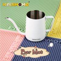 【CC】 NEW Rubber Service Bar Heavy Duty Bar amp;Rubber Drip Mats Cocktail Bartender Cup Mug Set Placemat