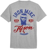 【CW】Mike Tyson Silhouette ing Champion เสื้อยืดผู้ชายฤดูร้อนผ้าฝ้ายแขนสั้น