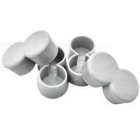 4Pcs Double 0.97Inch Chair Table Leg Caps 50S Diner Kitchen Table Tip Siamese Slide