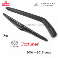 Kuapo ชุดปัดน้ำฝน ด้านหลัง โตโยต้า ฟอร์จูนเนอร์ Toyota Fortuner 2004 ถึง 2015 ปี ที่ปัดน้ำฝน กระจก หลัง (ก้าน/แขน + ใบ ปัดน้ำฝน) โตโยต้าฟอร์จูนเนอร์