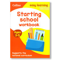 COLLINS EASY LEARNING PRESCHOOL:STARTING SCHOOL WORKBOOK AGES 3-5 BY DKTODAY