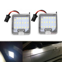 2ชิ้นโคมไฟ LED พื้นดินกระจกมองข้างมองหลังสำหรับ Mondeo,MK4 Focus Kuga Dopo Escape C-Max ไฟด้านข้าง