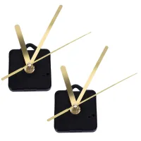 2 Pack Replacement Wall Clock Repair Parts Pendulum Movement Mechanism Quartz Clock Motor with Hands &amp; Fittings Kit