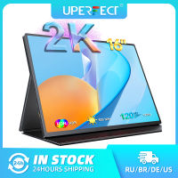 UPERFECT 2พันจอภาพแบบพกพา16 120เฮิร์ต2560X1600 QHD IPS ภายนอกหน้าจอที่สองที่มีปกสมาร์ทสำหรับแล็ปท็อปพีซี MAC X PS54