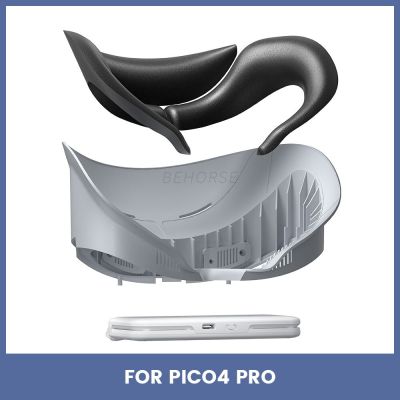 ”【；【-=  For PICO 4 Ventilate Widened  Cover Ice Silk Fabric PU Protein Cotton Leather Breathable  For PICO 4 VR Accessories