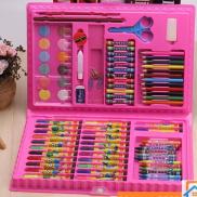 Hộp bút màu loại tốt cho bé tập tô, tập vẽ gồm có 86 chi tiết đủ món bút
