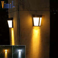 Vimite  6 LED Solar Wall Light โคมไฟติดผนัง โคมไฟทางเดิน โคมไฟโซล่าเซลล์ กันน้ำโครมไฟผนัง ไฟโซล่าเซลล์สว่างยันเช้าไฟรั้วกำแพงโคมไฟโซลาเซลล์ไฟโซล่