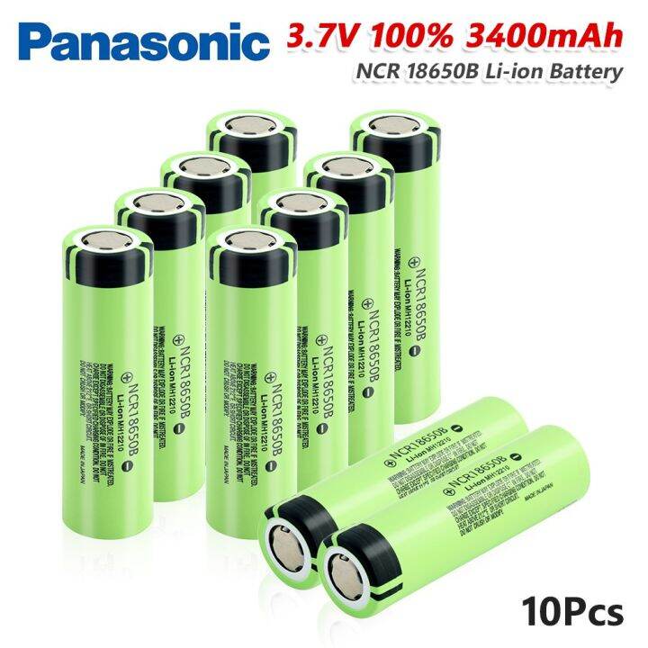 Panasonic 100% Original NCR18650B 3.7 V 3400 Mah 18650 Lithium ...