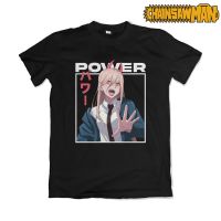 ราคาถูกเสื้อเชิ้ต ลายการ์ตูนอนิเมะ Chainsaw Man 1359 Power Blood Fiend สําหรับผู้ชายS-5XL