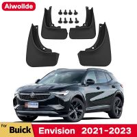 บังโคลนรถสำหรับ Buick แสดงภาพส่วนต่างๆ2021 2022 2023กันชนหน้าบังโคลนกันน้ำสาดแผ่นบังโคลนหลังอุปกรณ์ตกแต่งรถยนต์สไตล์ไลน์