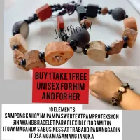 {PYAO Travel Department Store} สร้อยข้อมือ Lucky 2023 10 Elements Binubuo Ng Sampong Pampaswerte At Protekseon Na Kahoy Mula Kalikasan