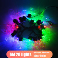 Led Fairy String Lights for Party Holiday Garden Garland Christmas Decorations Home Outdoor Globe Festoon Bulb Light Wedding