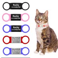 ◄ Custom Pet ID Personality Stainless Steel Cat and Dog Brand Engraving Dog Collar Free Engraving Nameplate Tag Collar Accessories