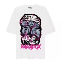 PARADOX Áo thun WOLF GANGS TEE เสื้อยืดผู้ชาย แขนสั้นคู่รัก