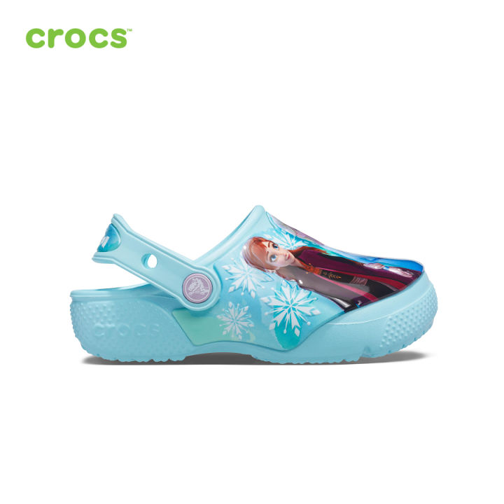 CROCS Giày lười trẻ em FW FUNLAB CLOG TODDLER DISNEY FROZEN II ICE BLUE  206804-4O9 - 