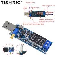 TISHRIC USB Boost Module DC-DC 5V To 3.3V/24V USB Boost Power Supply Module USB DC Converter 12V Adjustable Out DC 1.2V-24V Electrical Circuitry Parts