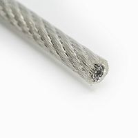 ☋▩ 1 Meter Stainless Steel Wire Rope Cable PVC Plastic Coated 1mm 1.2mm 1.5mm 2m 3mm 4mm 5mm 6mm