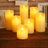 LED Electronic Candle Light With Remote Control Concert Props Christmas Atmosphere Decoration Wedding Stage Swing Paraffin Wax