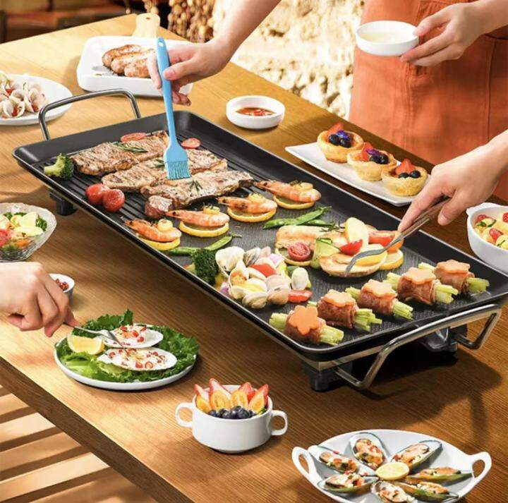 Multifunction Samgyupsal Electric Flat Grill Barbecue Grill Lazada PH