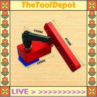 TheToolDepot 1เซทอะลูมิเนียมอัลลอย T ช่องติดตามไม้แทร็คติดหลอดไฟงานไม้พร้อมรางหยุดสำหรับเลื่อยชั้นเราเตอร์ตั้งโต๊ะถาดไม้ใส่ผลไม้