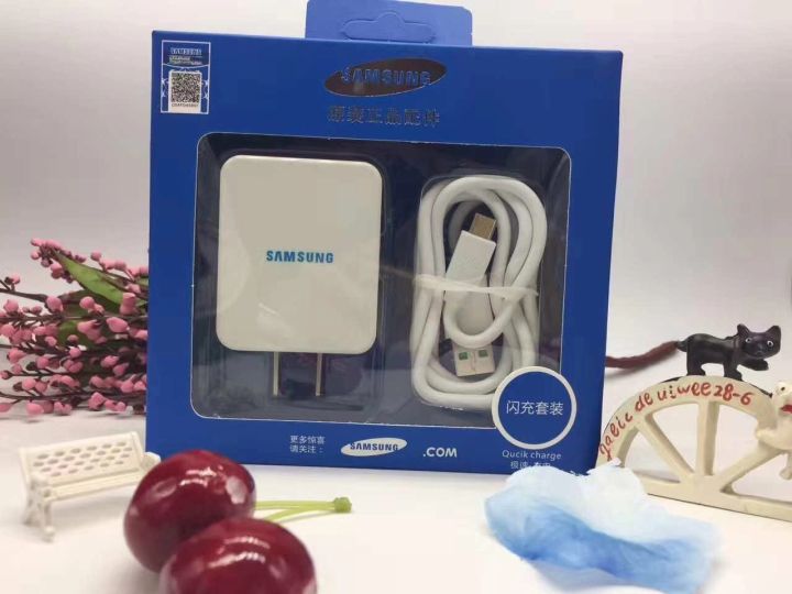 ชุดชาร์จsamsung-ซื้อ-1-แถม-1-แท้100-สายยาว1m-สายชาร์จ-หัวชาร์จ5v2aชุดชาร์จเร็วรองรับทุกรุ่นsamsung-orginal