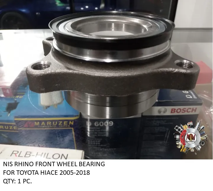 NIS RHINO FRONT WHEEL BEARING FOR TOYOTA HIACE '05-'18 | Lazada PH