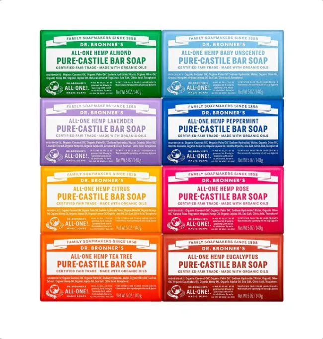 Dr. Bronner's Pure Castille Bar Soap 140g Lazada PH