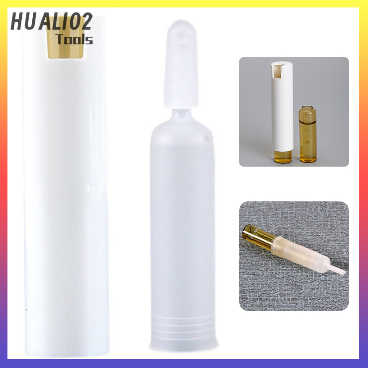 huali02แก้วสีขาวที่เปิดขวดแอมป์สำหรับอุปกรณ์ตัดขวดให้ยาขวดขวดขวดและหัวฉีด-diverter