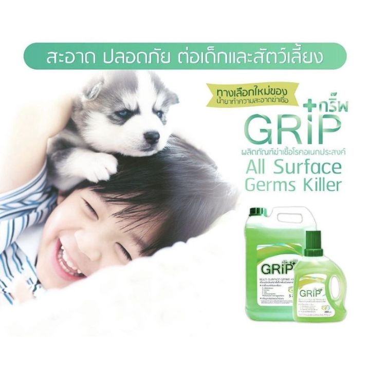 grip-น้ำยาฆ่าเชื้อ-น้ำยาทำความสะอาดของใช้ในบ้าน-ถูพื้นดับกลิ่น-ฉี่สุนัข-แมว-480ml