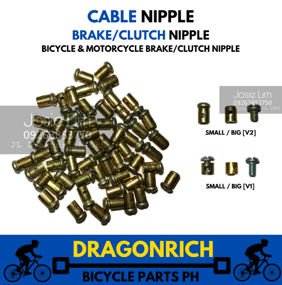 Brake/Clutch Cable Nipples for Bicycle and Motorcycle Nipple Cable