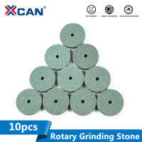 XCAN 10pcs Green Aluminum Oixde Grinding stone sheet For Dremel rotary tools