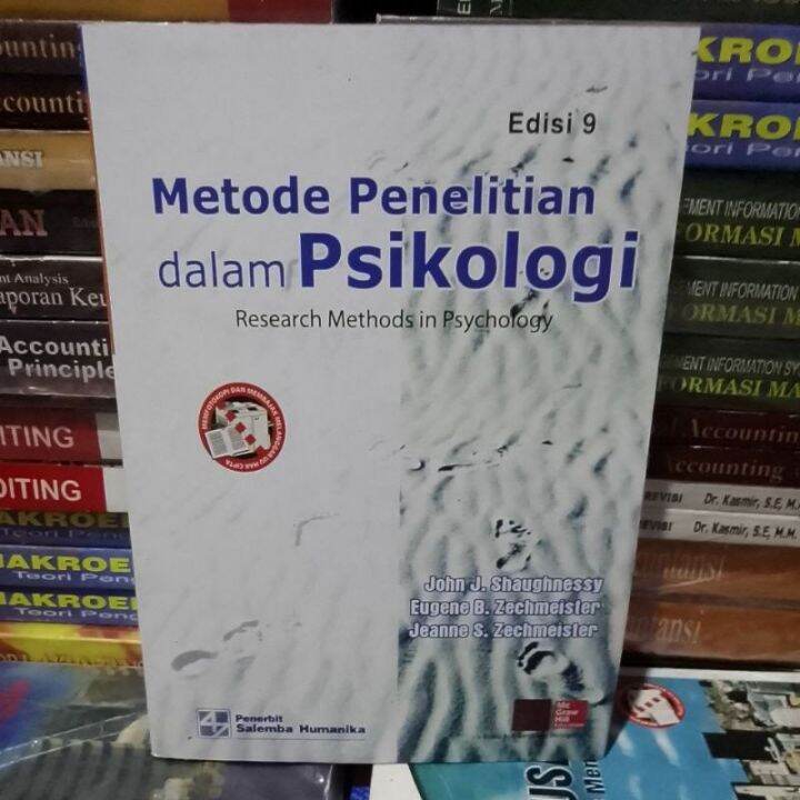 Metode Penelitian dalam Psikologi edisi 9 by John J. Shaughnessy Lazada Indonesia