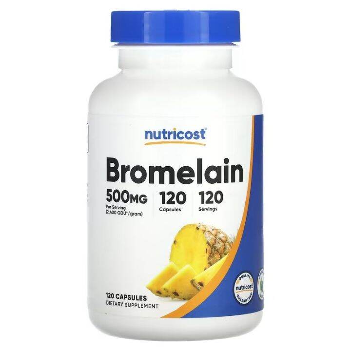 Bromelain, 500 mg, 120 Capsules Lazada PH